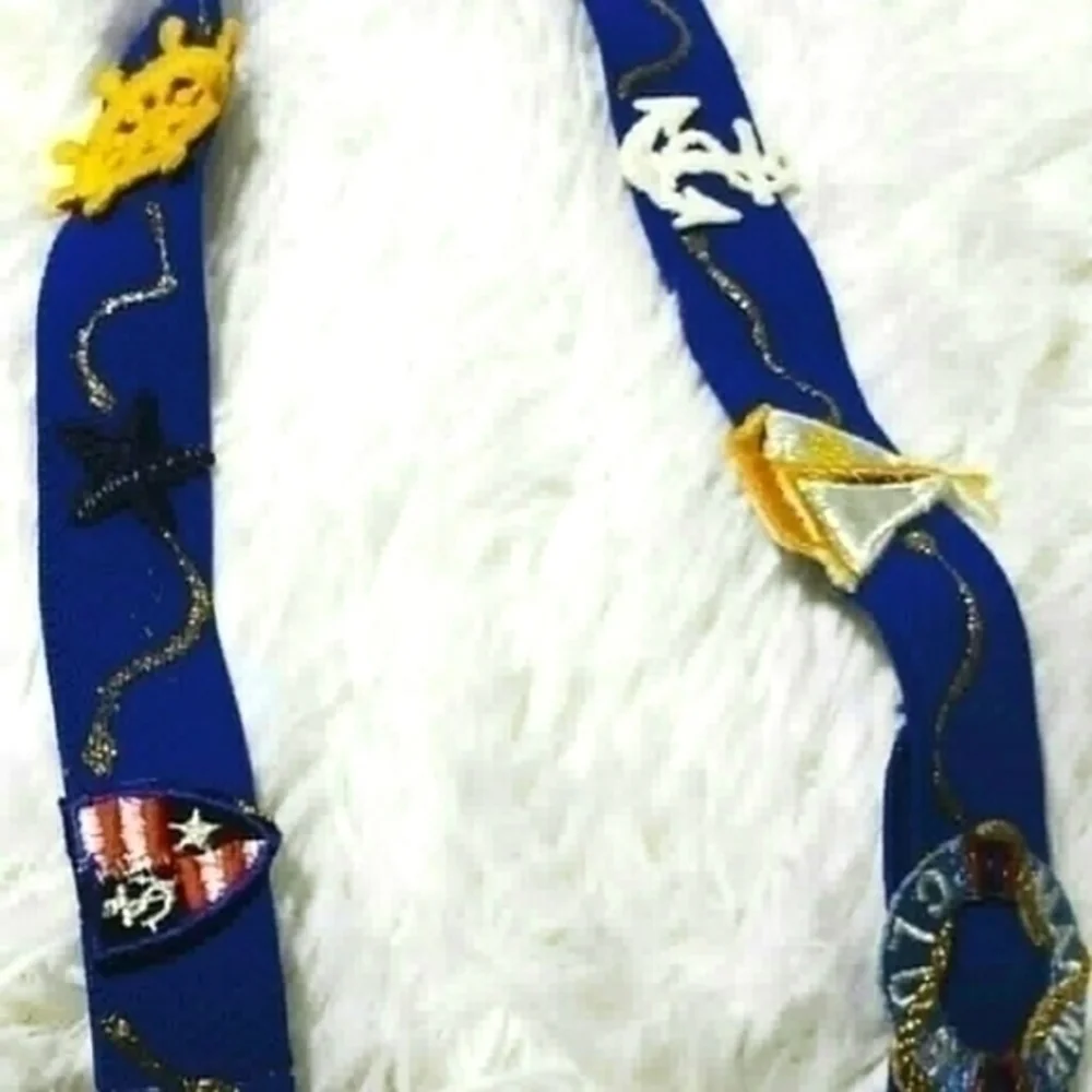 Vintage Kids Hair-N-There Nautical Themed Belt